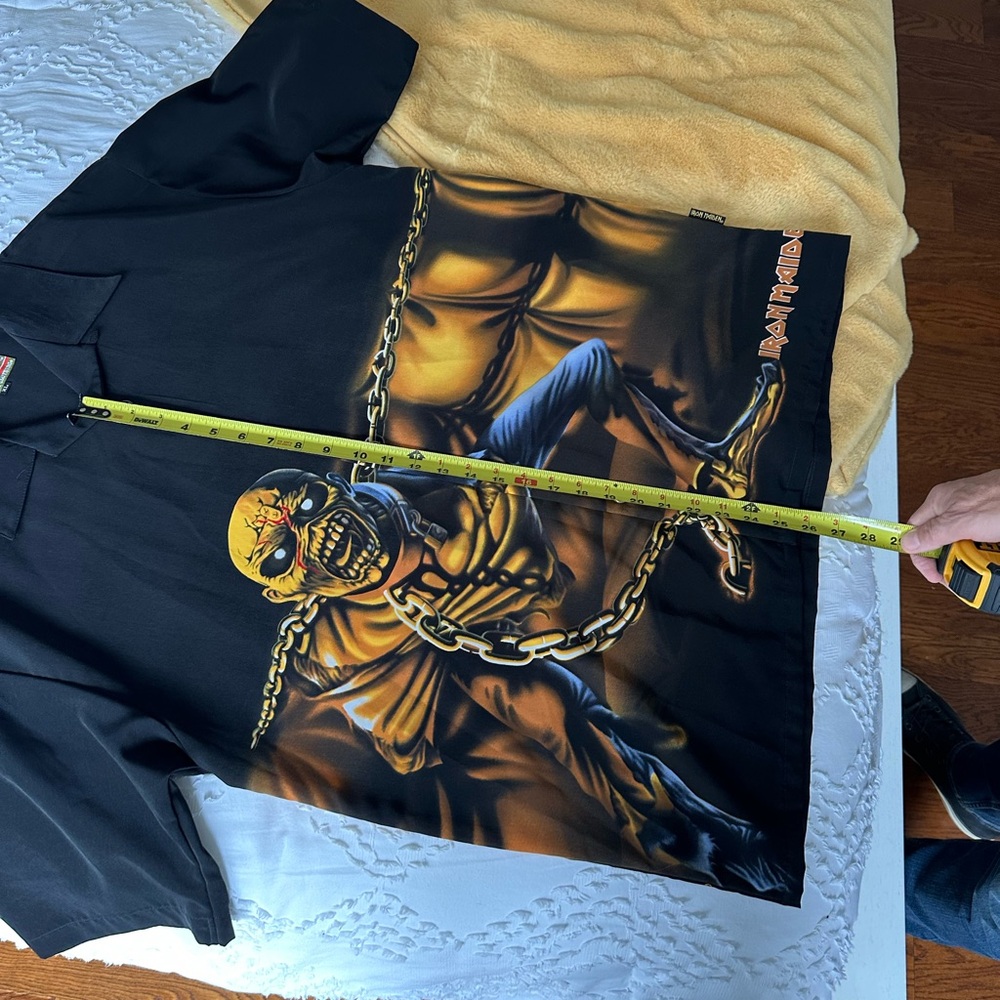 Iron Maiden Black Graphic T-Shirt with Eddie Design